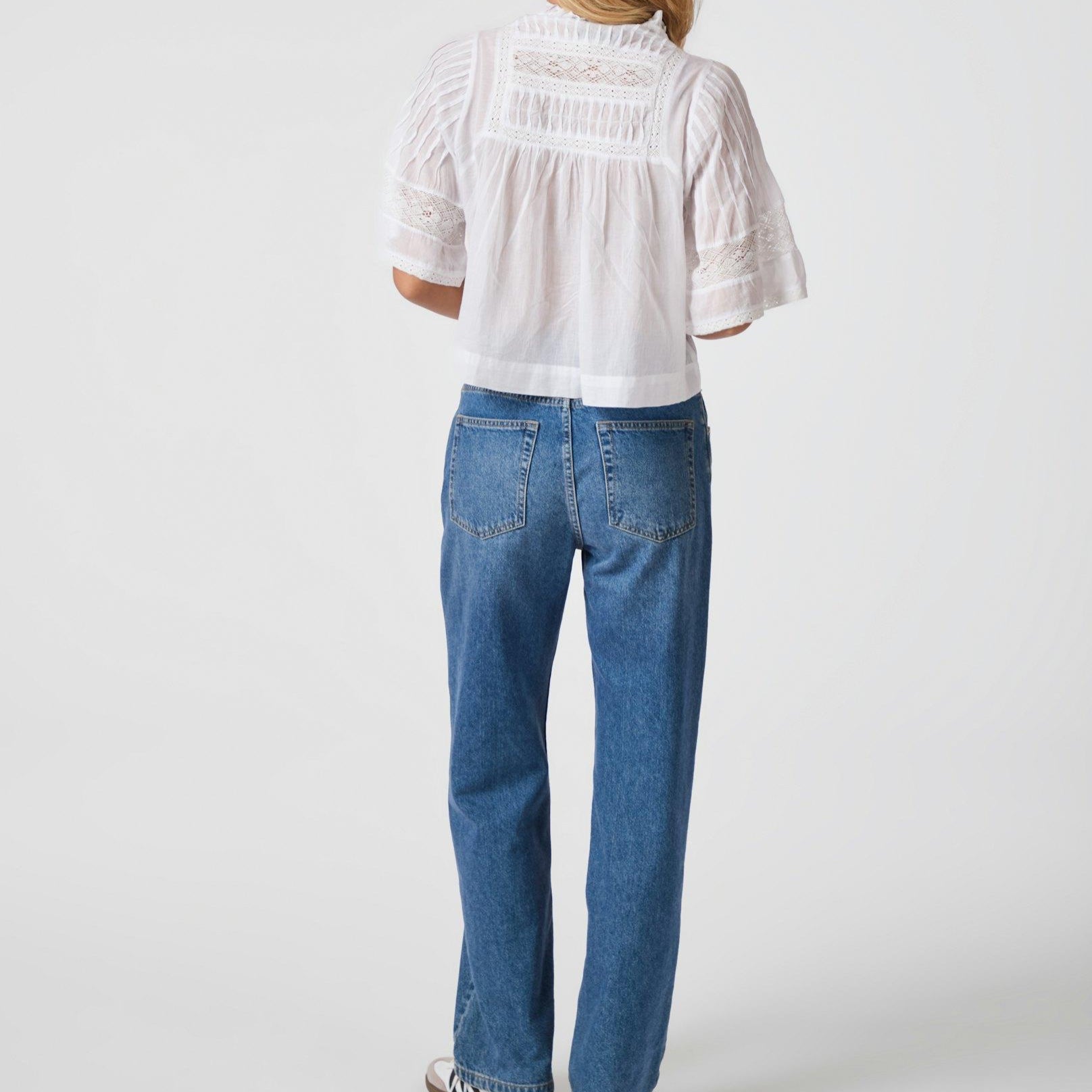 Neo Noir Siama S Voile Bluse White Mode