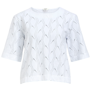 Object Ava 2/4 O-Neck T-shirt White NOS25