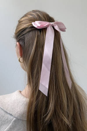 Bow Clip - Lyserød