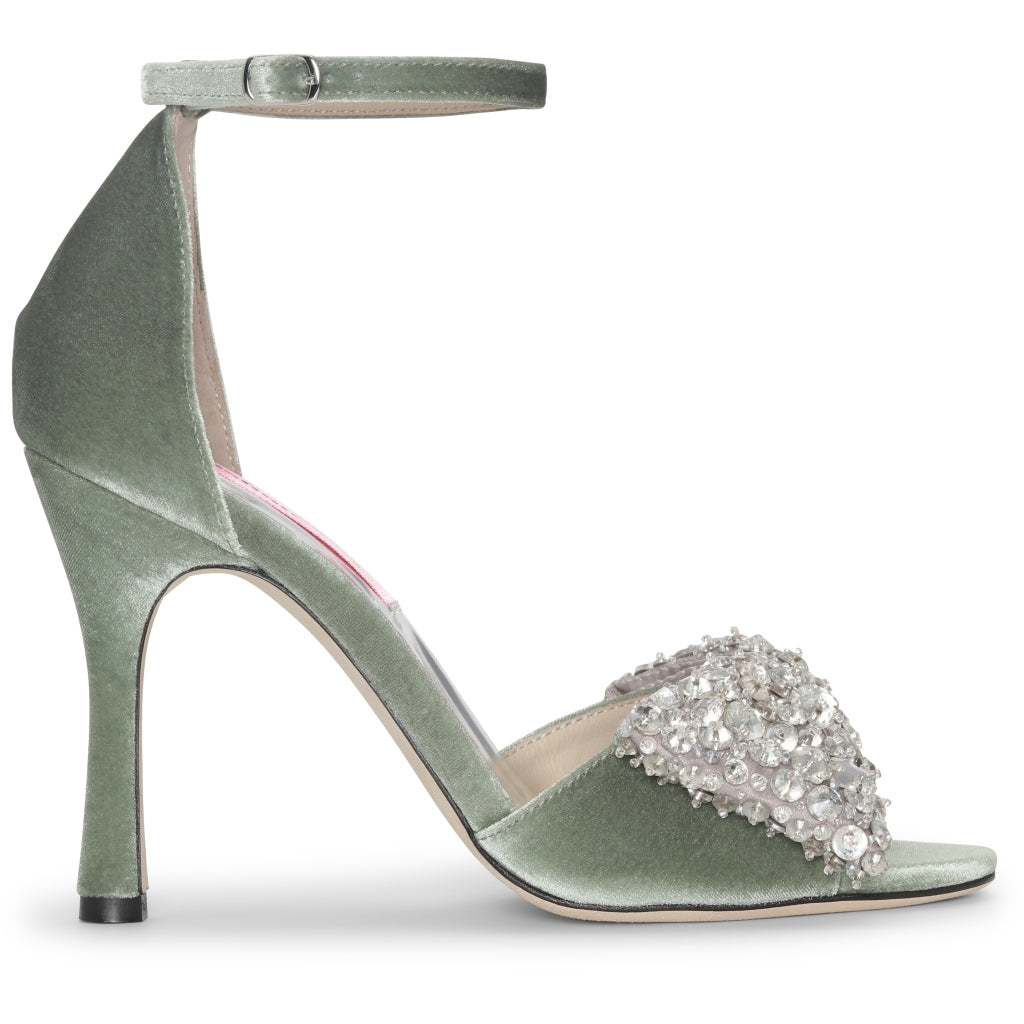 Custommade Ashley Crystal Bow Turf Green