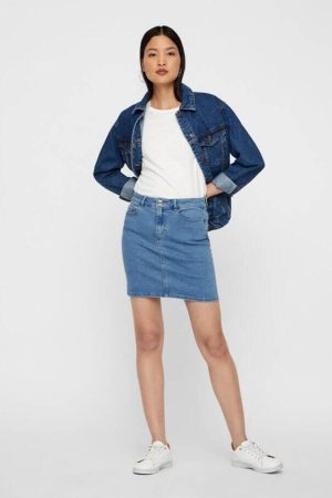 Hot Seven Nederdel - Lys Blå Denim