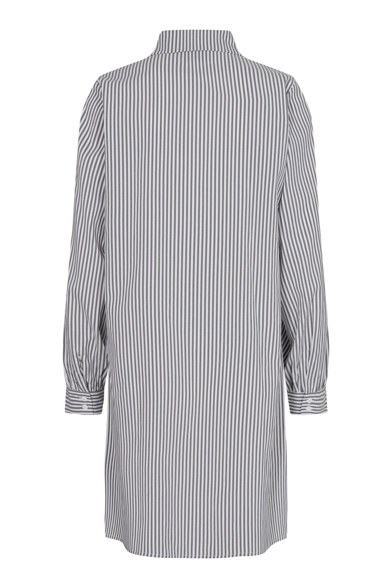 Ulrikke Shirt - Sort-Hvid Stribet