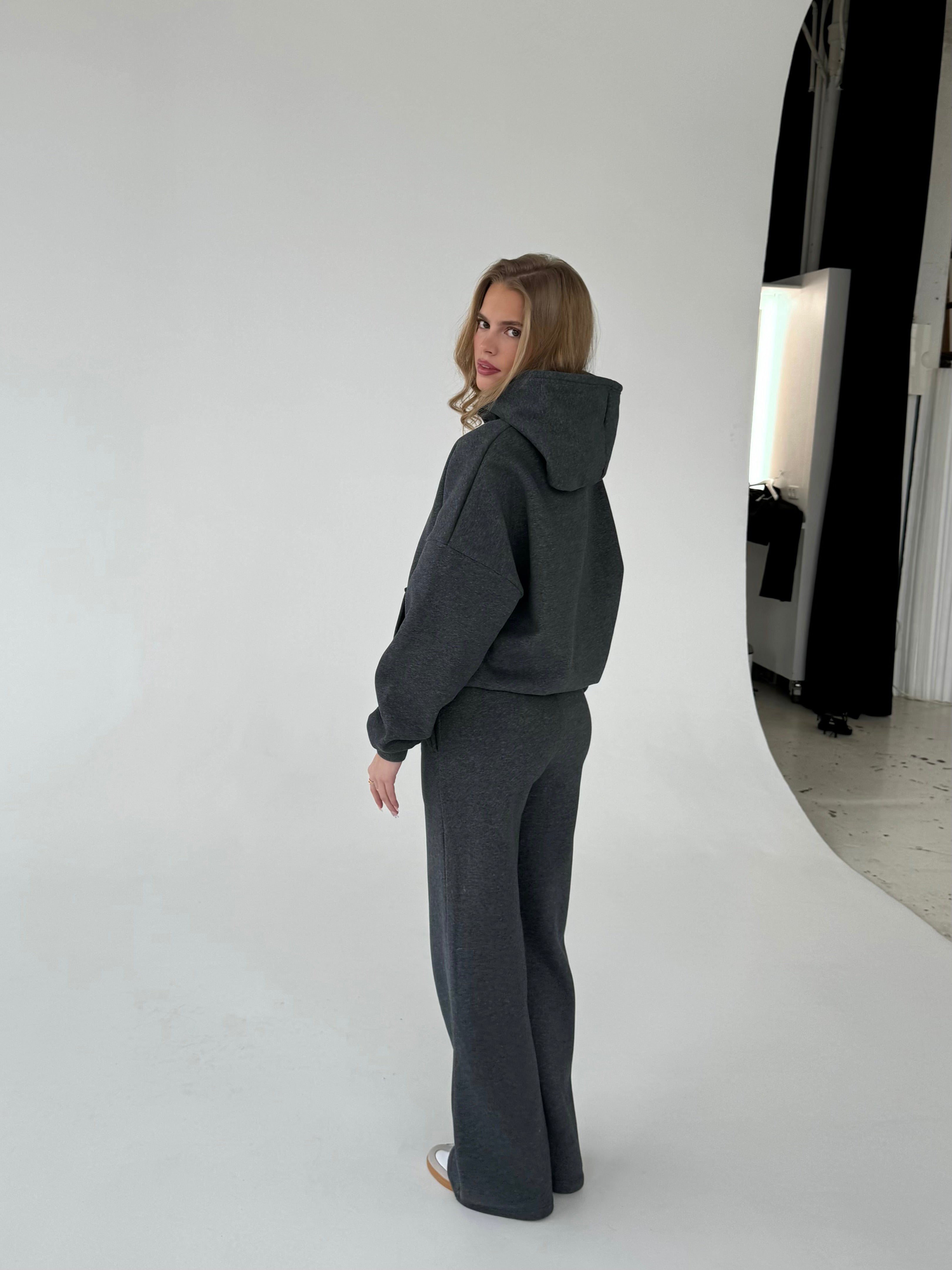 VDB sweatpants - mørk grå meleret