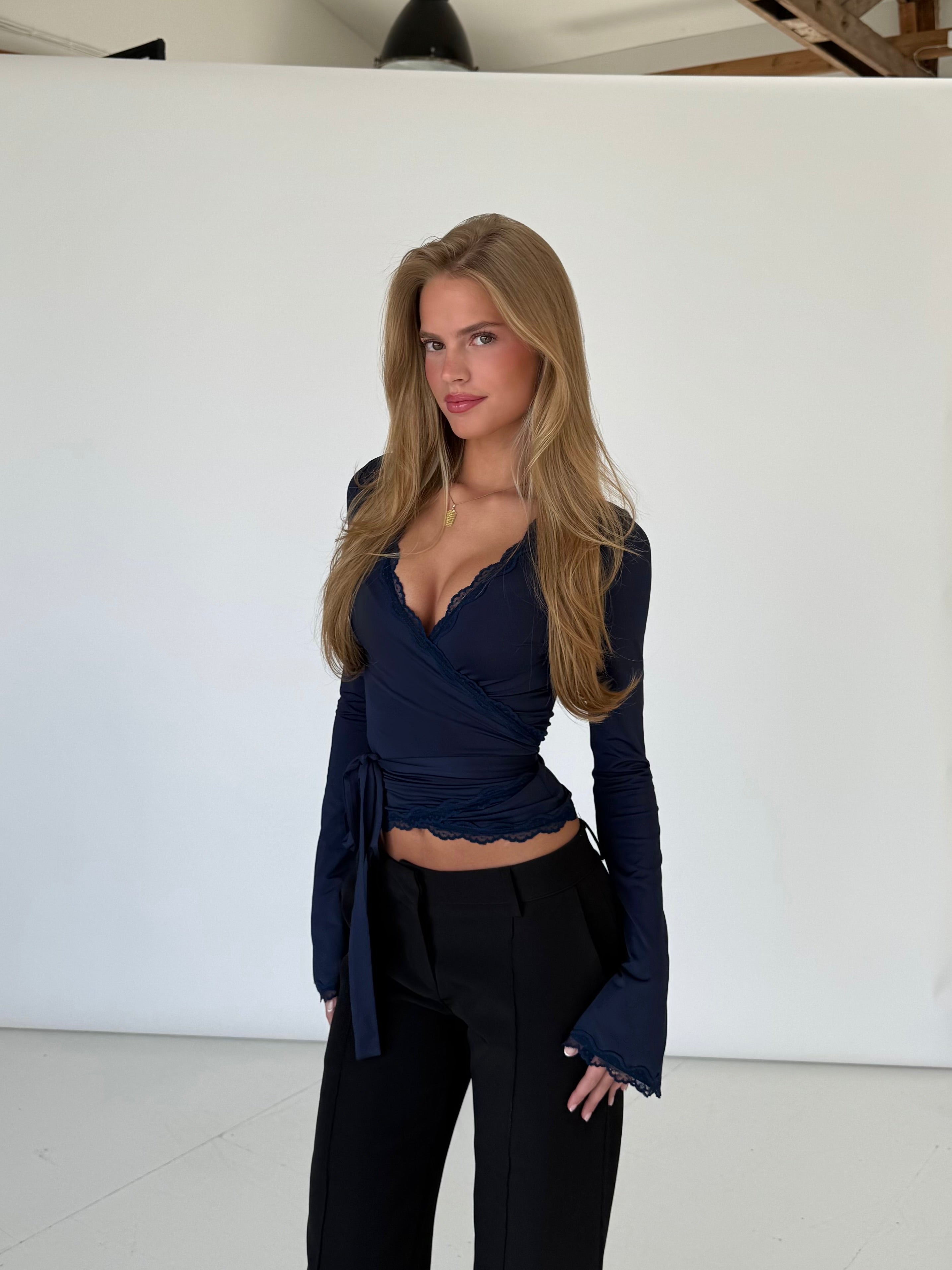 Ballerina basic top - mørk blå Levere