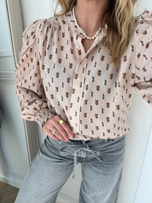 Co'Couture Direction Bluse Nude Levere