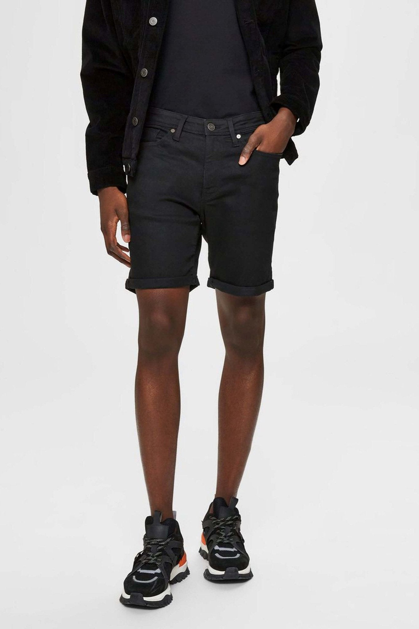 Denim Shorts - Sort