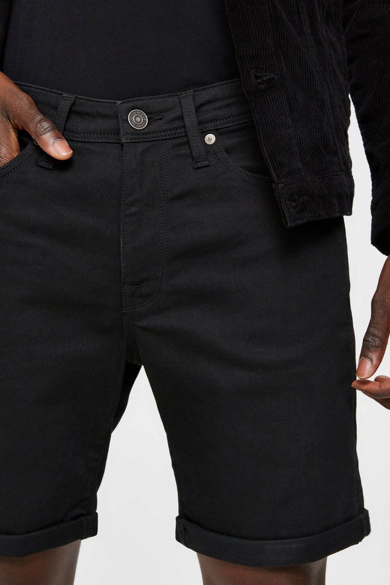 Denim Shorts - Sort