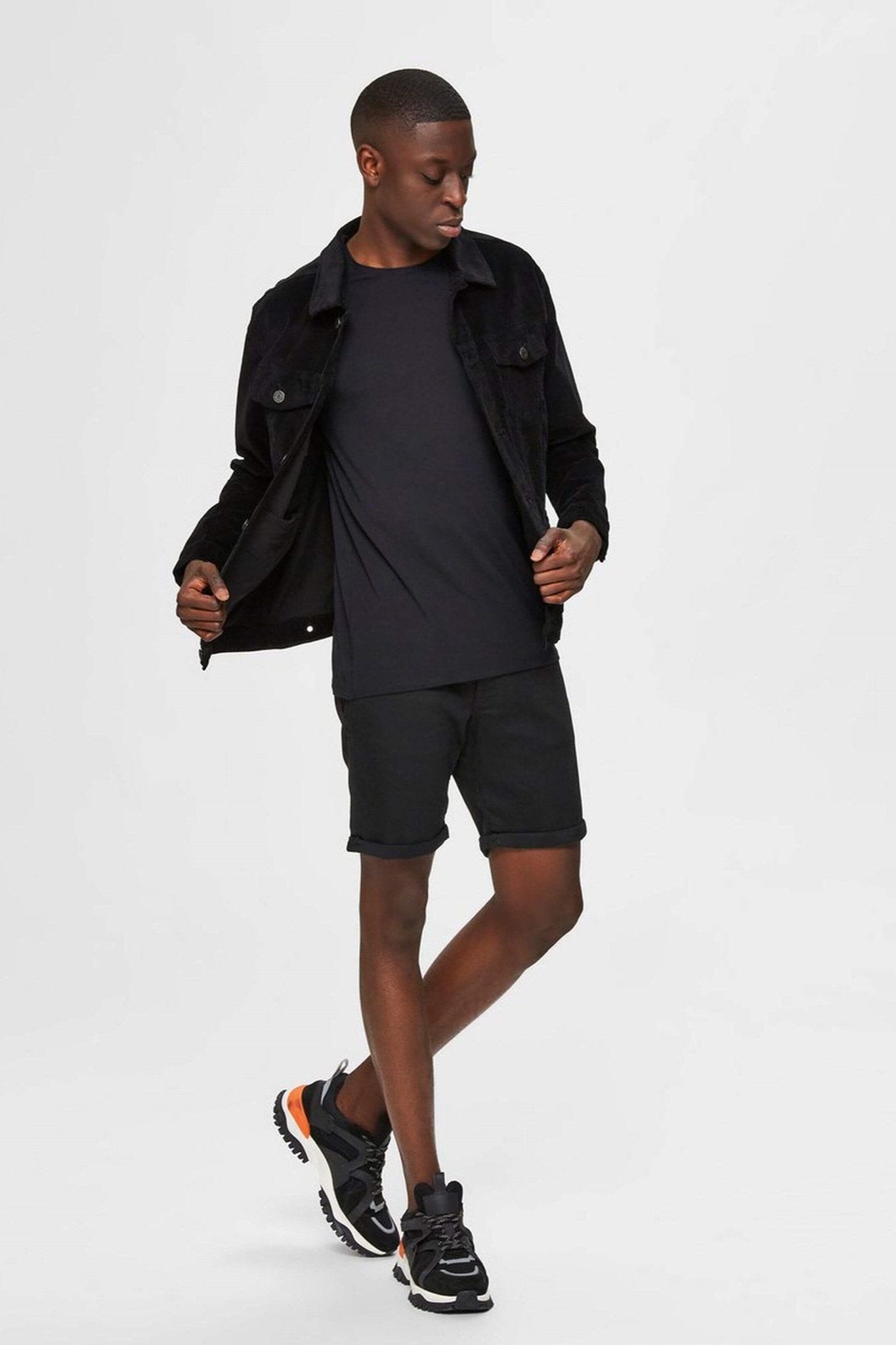Denim Shorts - Sort