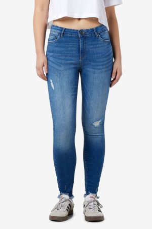 Kimmy Skinny Jeans - Mørkeblå Denim