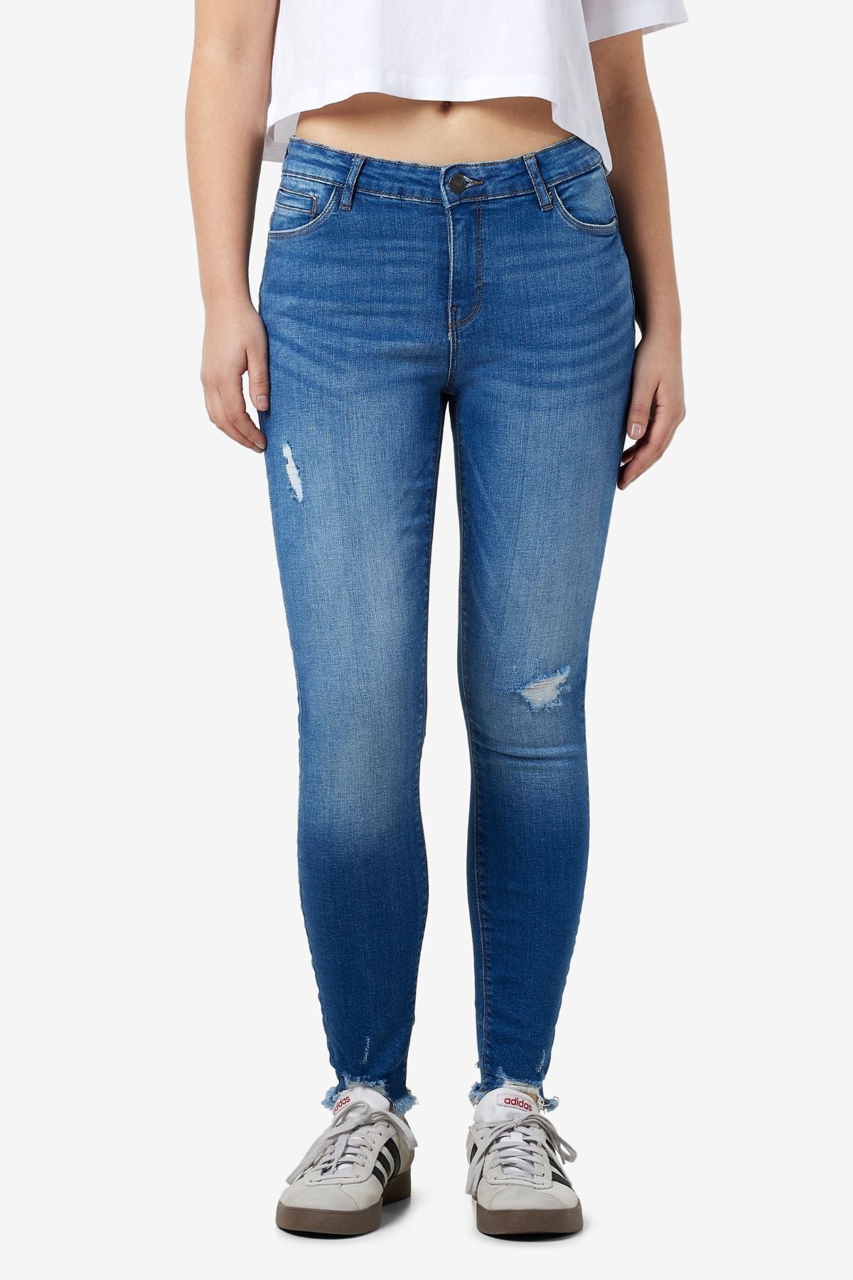 Kimmy Skinny Jeans - Mørkeblå Denim