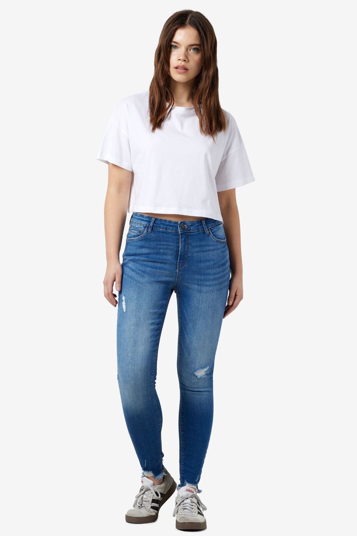 Kimmy Skinny Jeans - Mørkeblå Denim