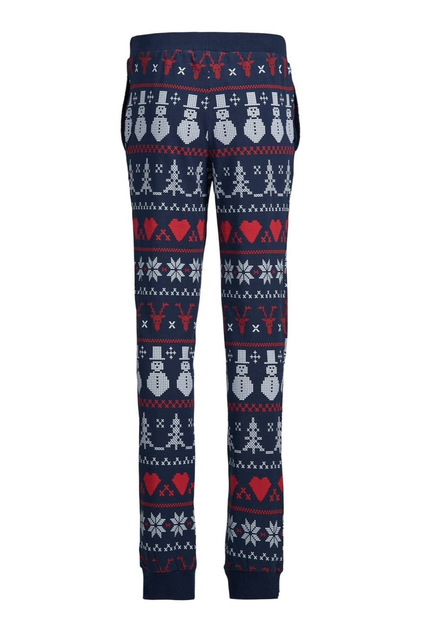 Snowflake Junior Pyjamas - Navy (trøje og bukser)