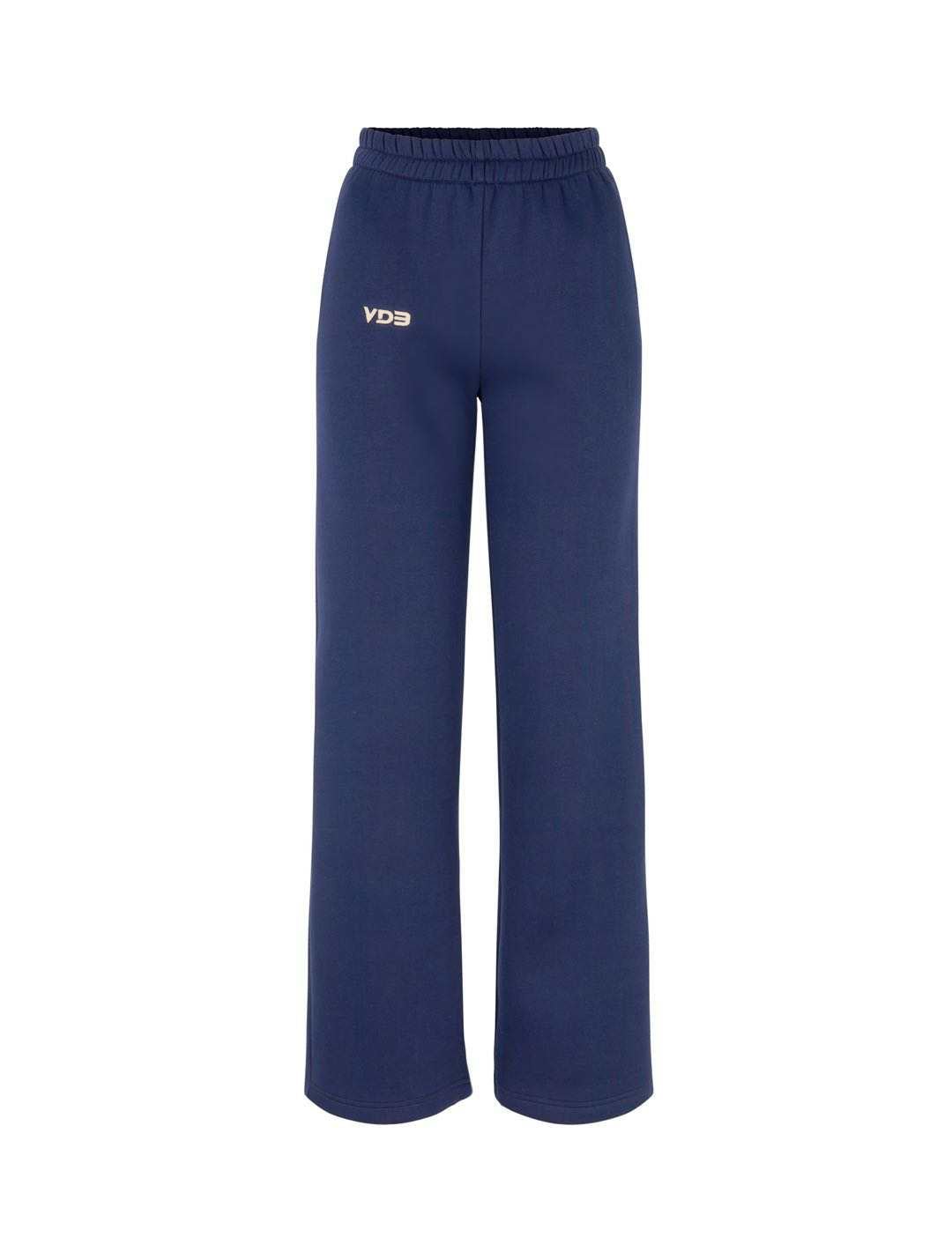 VDB sweatpants - mørk blå (cream logo) Rabat
