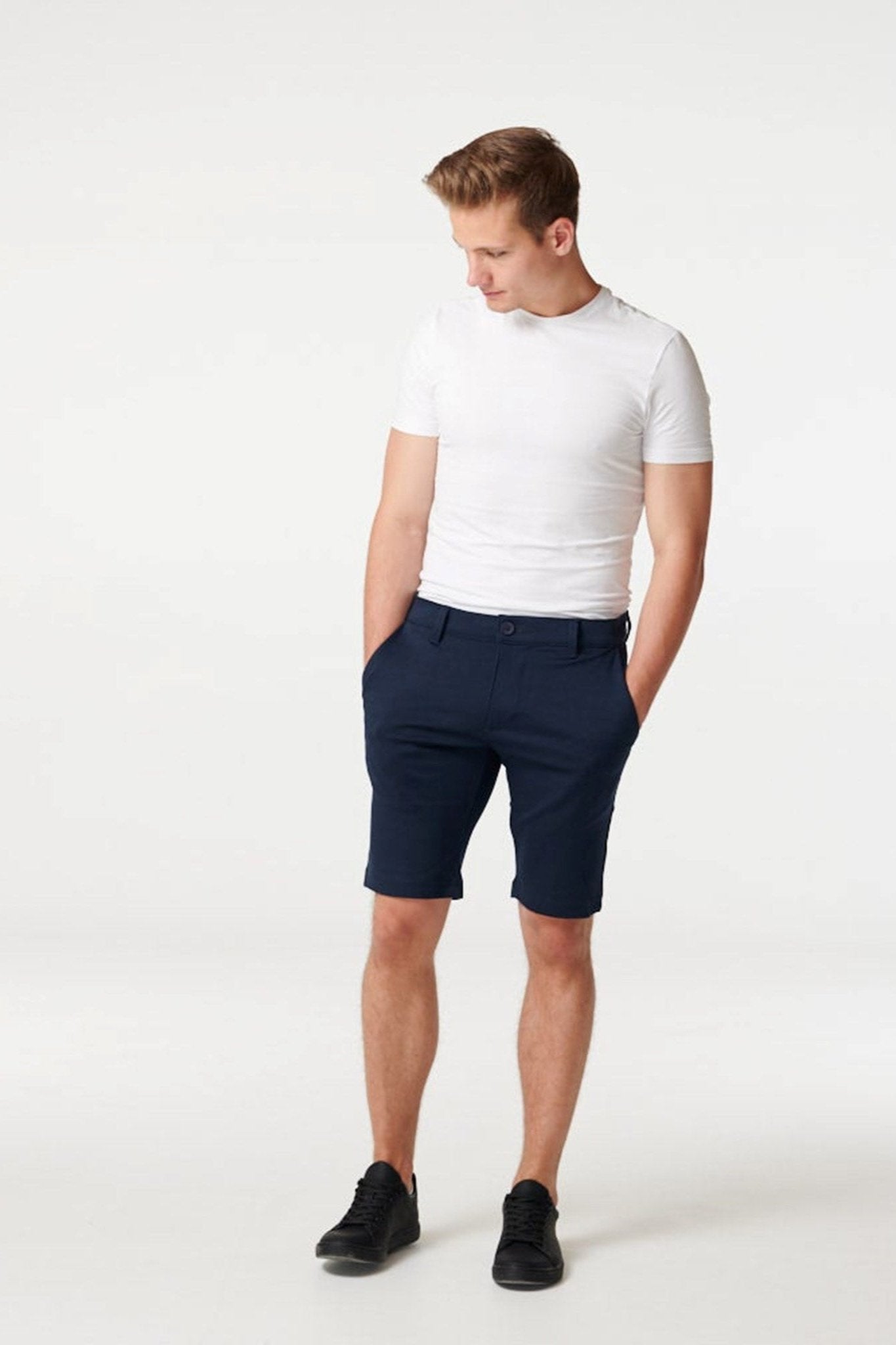 Chino Shorts - Navy Online