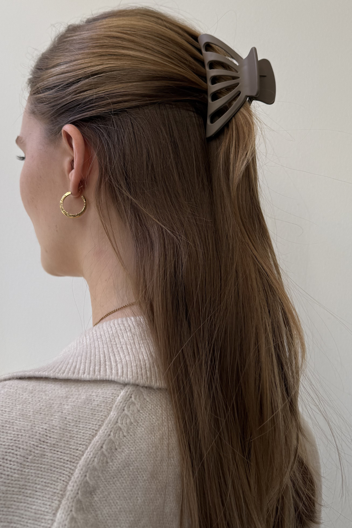 Hollow Claw Clip - Brun Online