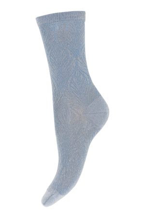 MP Denmark Lindy Strømper Stone Blue Online salg