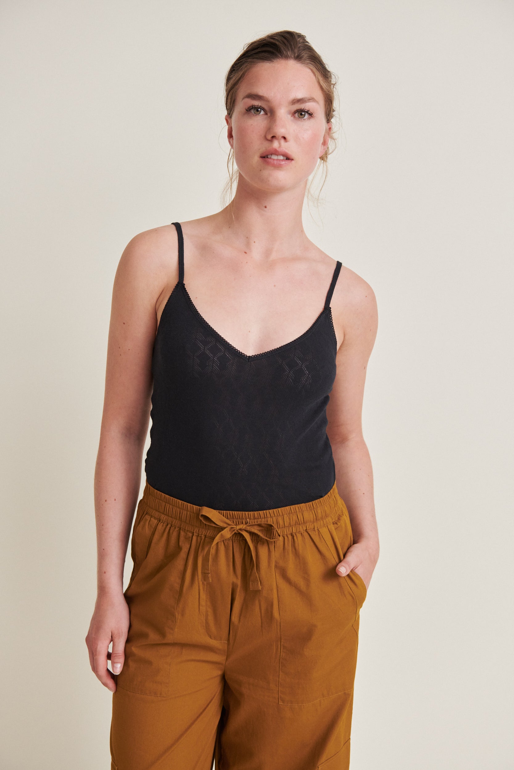 Basic Apparel Ana Strap Top Black