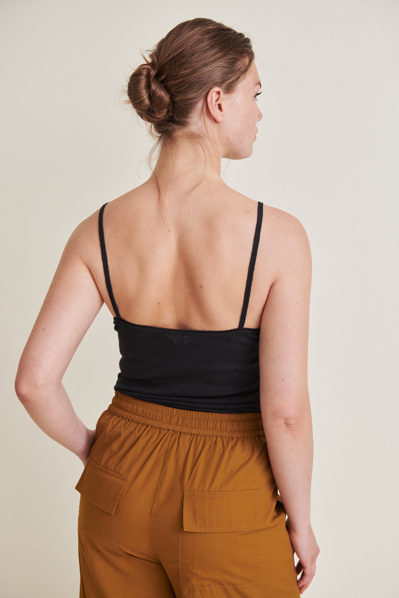 Basic Apparel Ana Strap Top Black