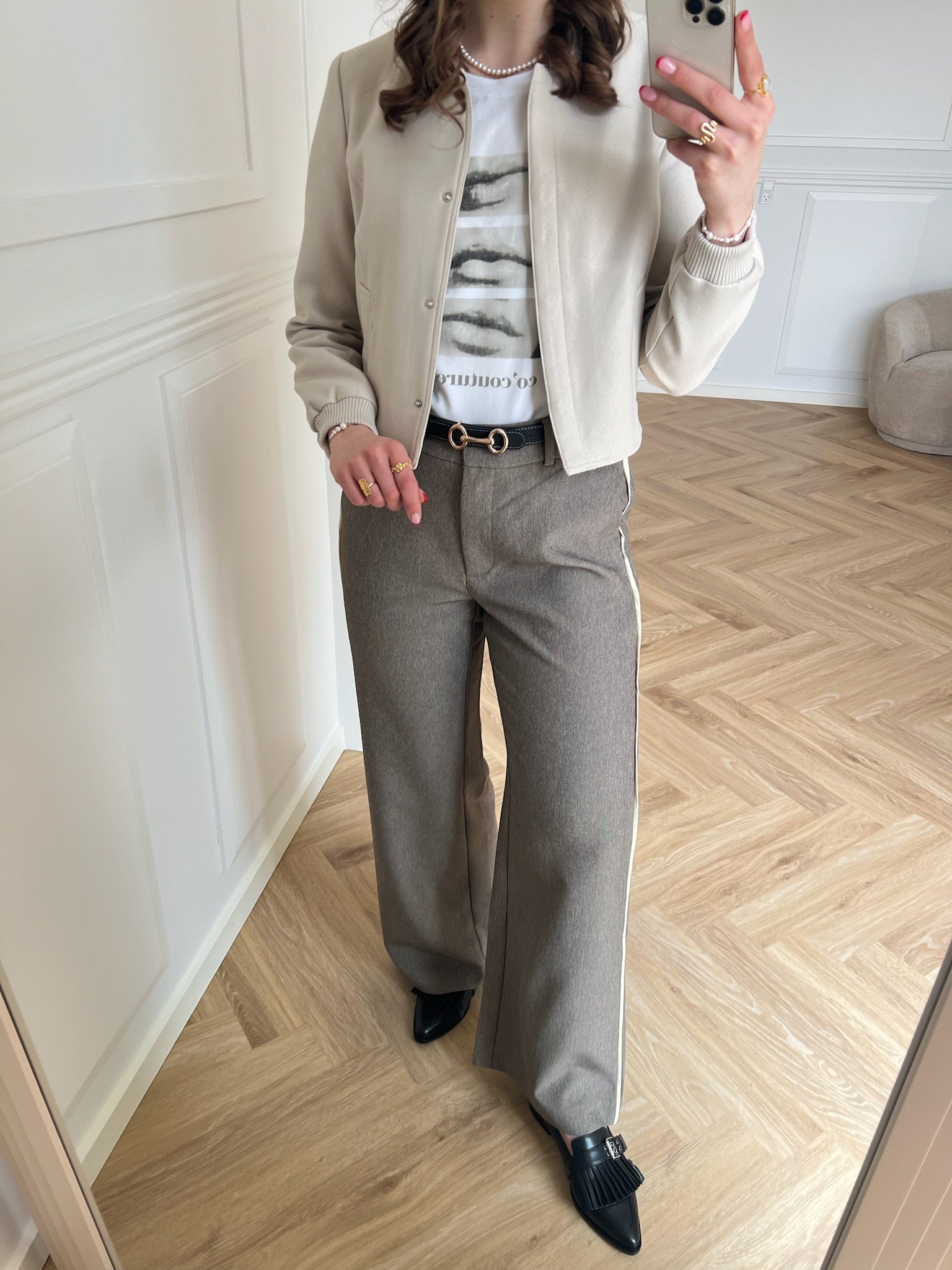 Co'Couture Boston Crop Jakke Bone
