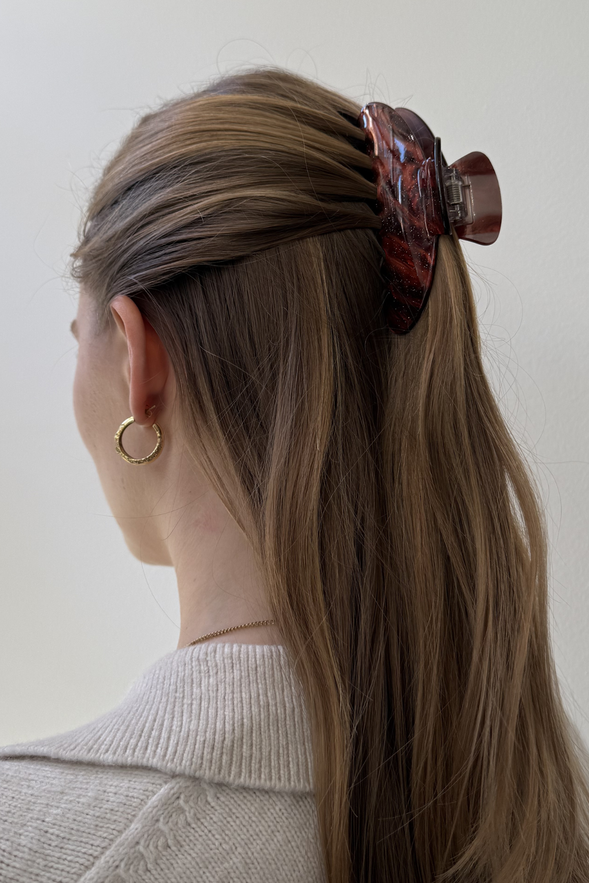 Hårspænde - Brun