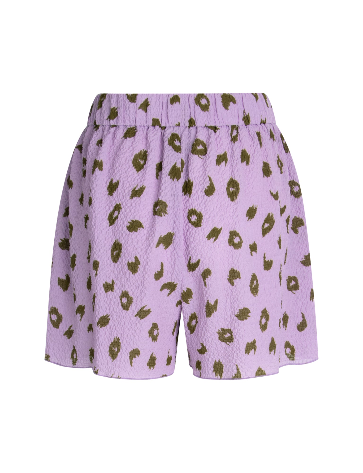 Mads Nørgaard Bumpy Flower Pirna Shorts Brushed Dot Lavendula