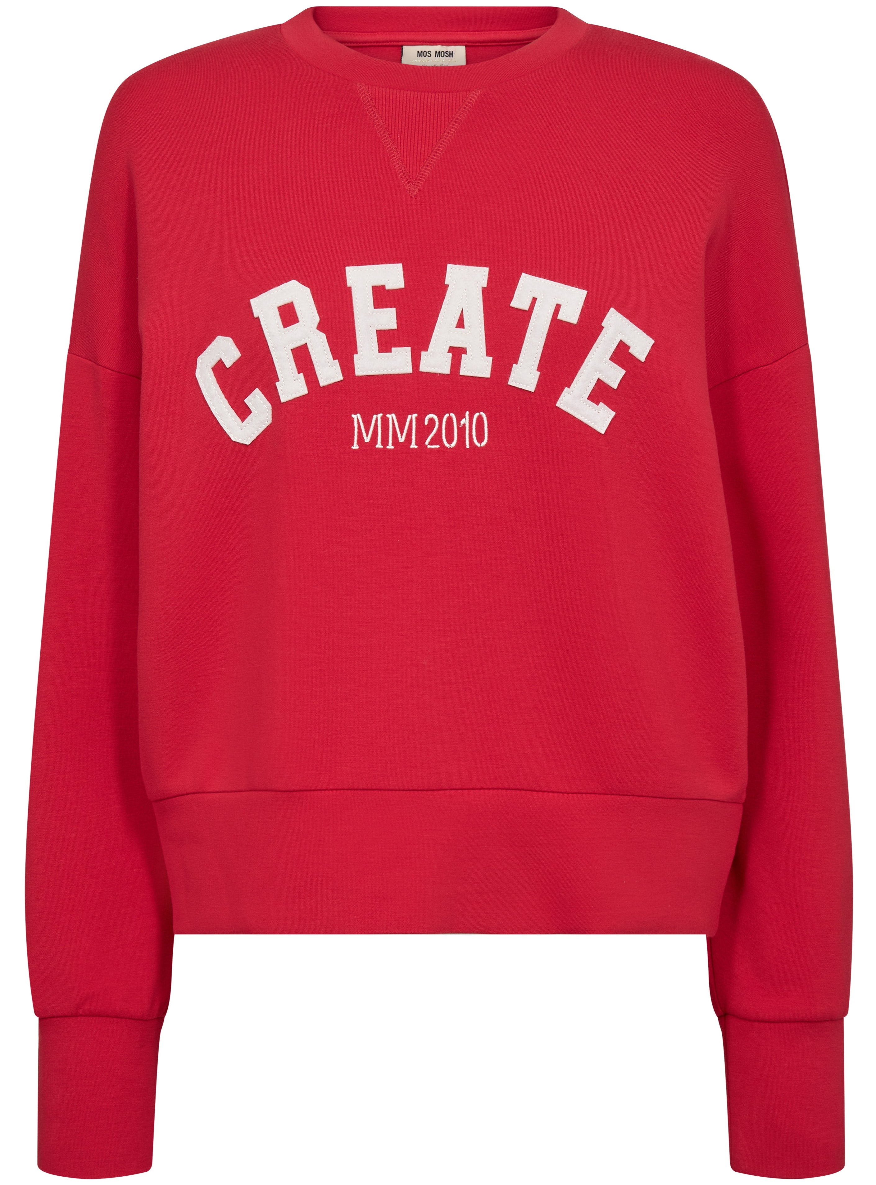 Mos Mosh Celli LS Sweatshirt Chinese Red Levere