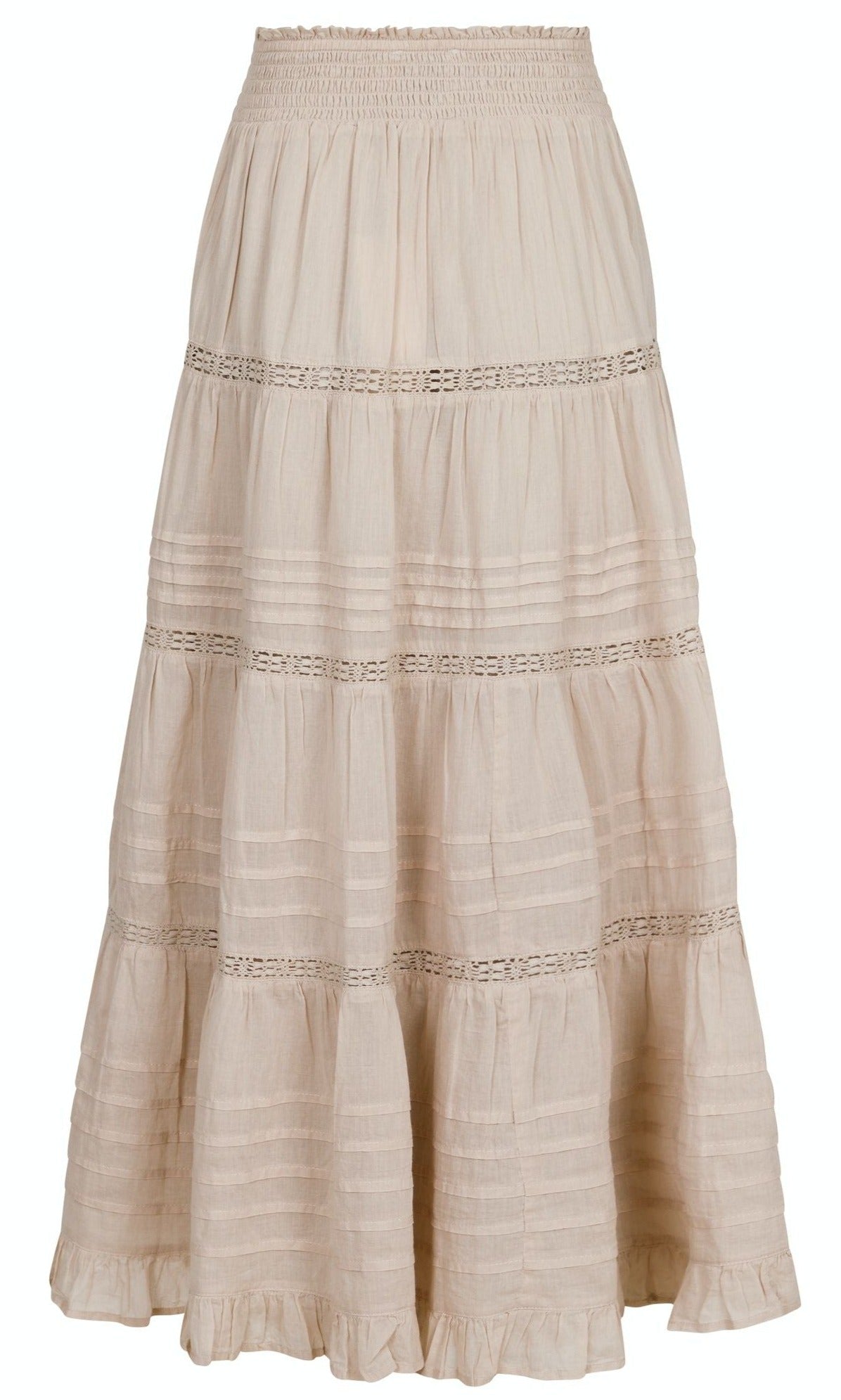 Neo Noir Felicia S Voile Nederdel Sand